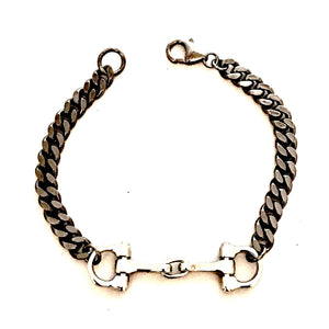 horsebit  chain bracelet