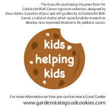 Pediatric Cancer Research:  Cookie Necklace