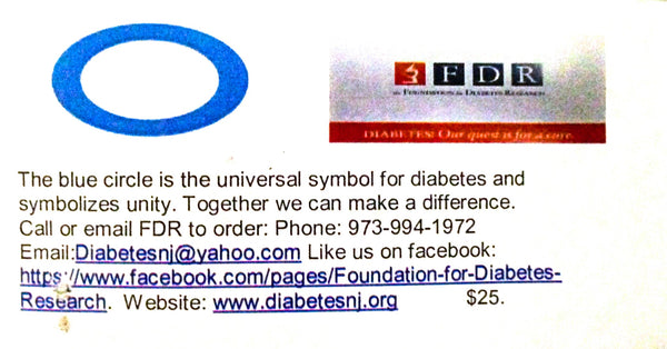 Foundation for Diabetes Research:  floating circle bracelet