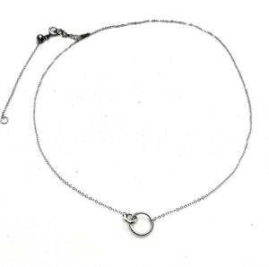 interlocking circles necklace